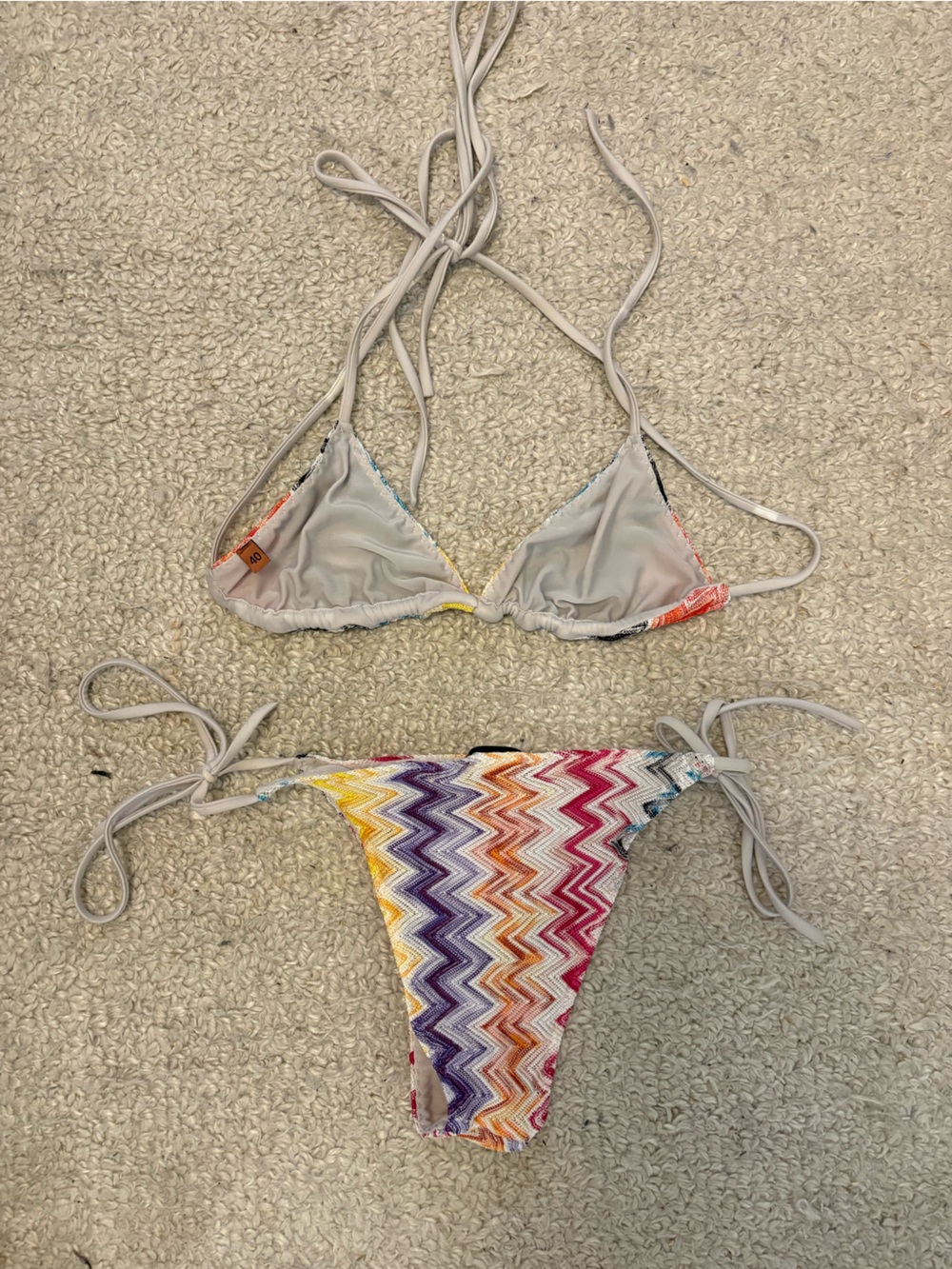 Authentic Missoni Chevron Bikini - Picture 2 of 2